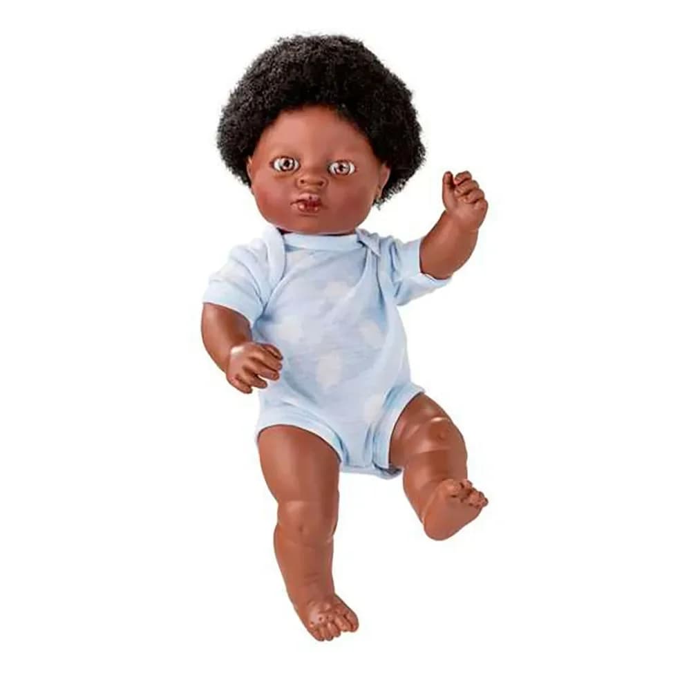 Berjuan Boneca Bebé Newborn 38 cm Africana (38 cm)