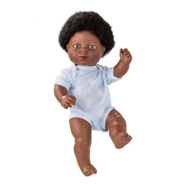 Berjuan Boneca Bebé Newborn 38 cm Africana (38 cm)