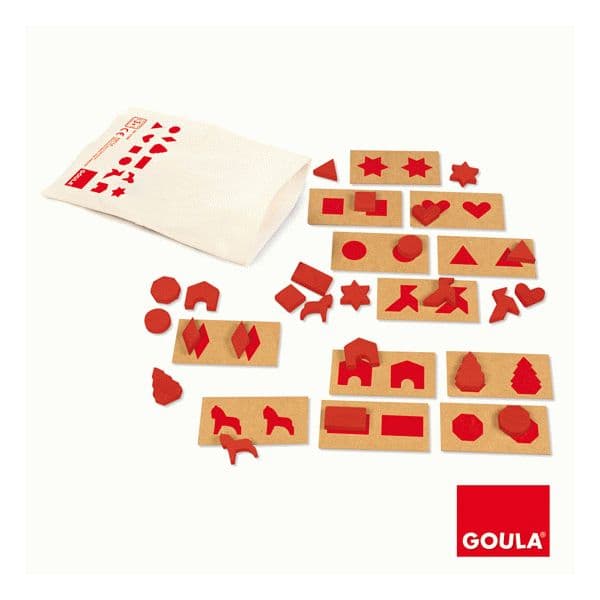 Goula Percepção táctil e associação 36 peças - 51208