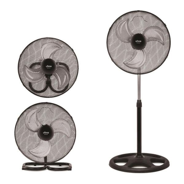 Ufesa Ventoinha De Pé Ottawa 3 Em 1 Parede Chão E Pé 70w 45cm