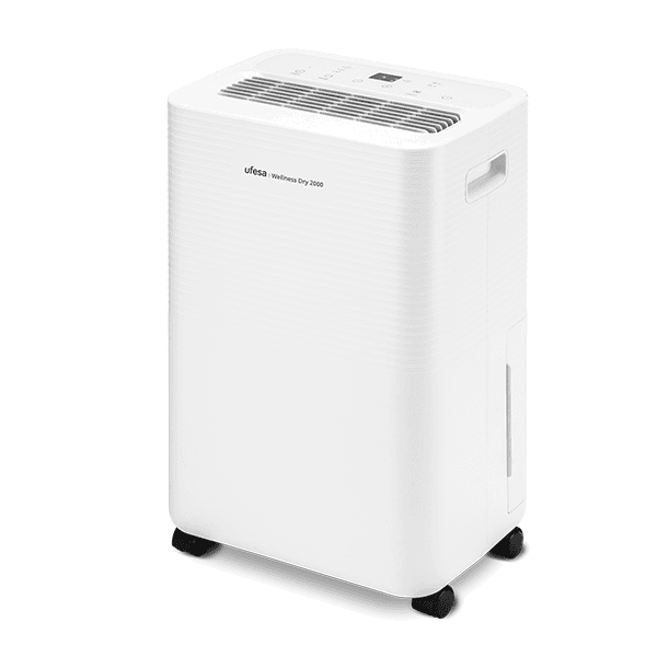 Desumidificador UFESA Wellness Dry 2000 | 12L/24h, 2L Depósito, Rodas