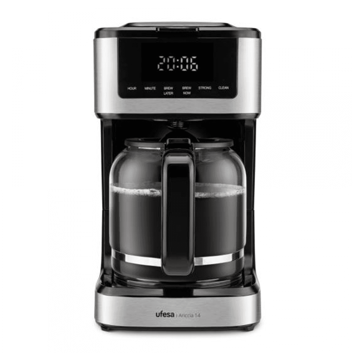 Máquina de Café Ufesa Cafeteira de Filtro Ariccia 14 71606101 Inox