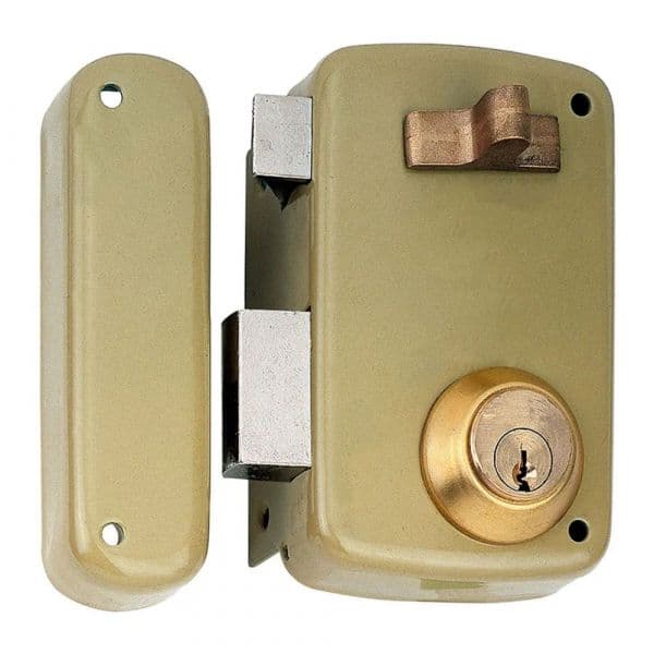 Lince Fechadura de Sobreposição 5056A Cilindro Entrada 70mm Esquerda