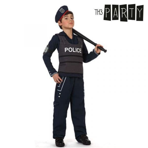 Atosa Child Child Police Custom Preto 3-4 Anos