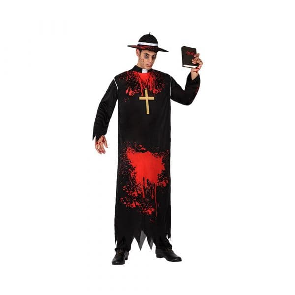 Atosa Fantasia De Padre Zumbi Sangrento M-L Multicolor