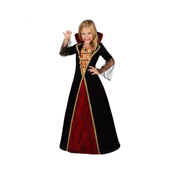 Atosa Fantasia De Menina Vampira Para Crianças 10-12 Anos Multicolor