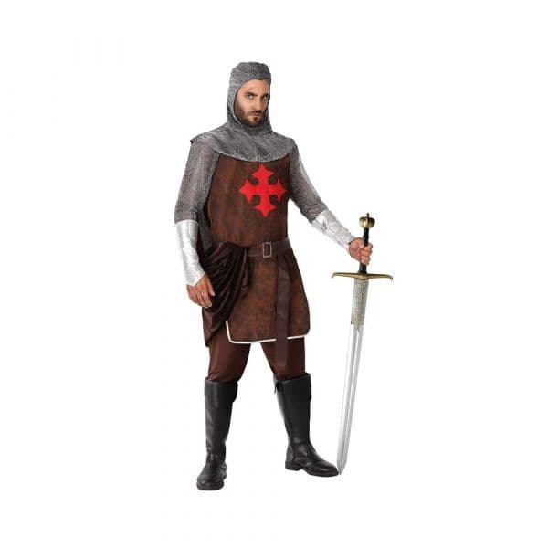 Atosa Fantasia De Cavaleiro Cruzado XS-S Brown