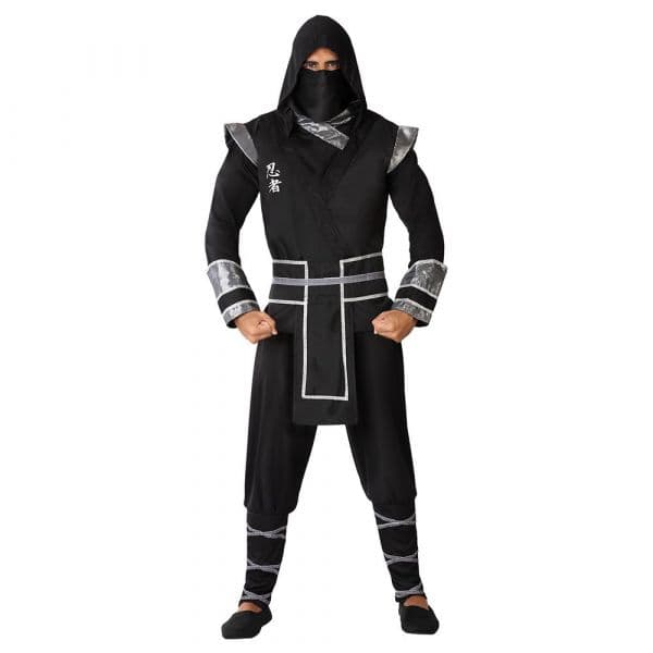 Atosa Fato De Ninja XS-S Black