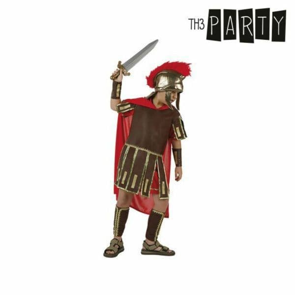 Atosa Roman Child Child Soldier Custom Vermelho 5-6 Anos