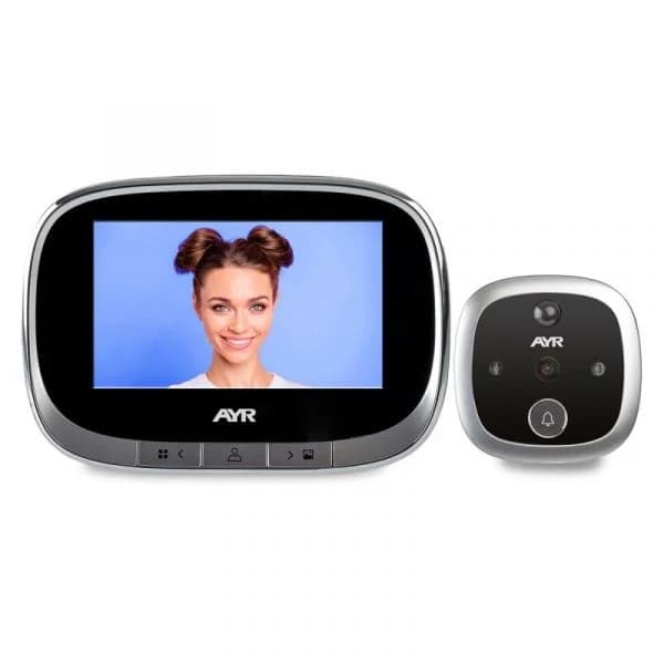 AYR Olho Mágico Digital 763 Vision Wi-fi Cromado/Mate