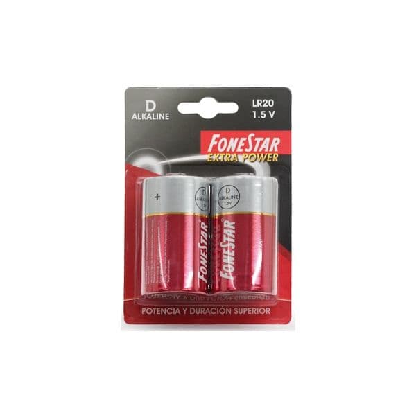 Fonestar Pilhas LR20-D 2 Un. - F-LR20