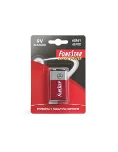 Pila alcalina 9V-6LR61 de 9 V
