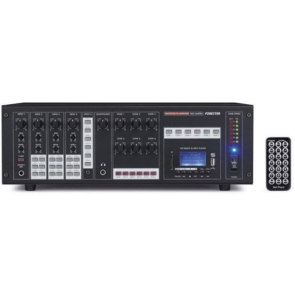 FoneStar MAZ-6600RU Amplificador 6x100W USB/Radio