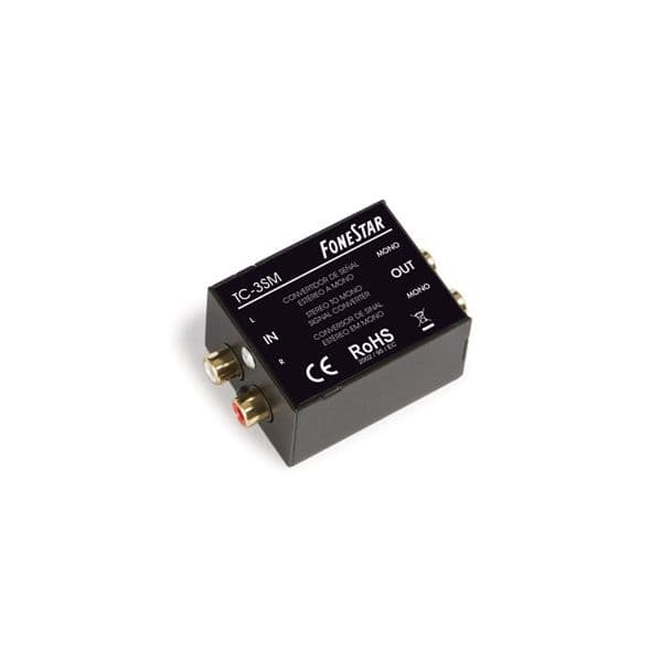 Fonestar Conversor de Sinal Stereo em 2 Sinais Mono TC-3SM