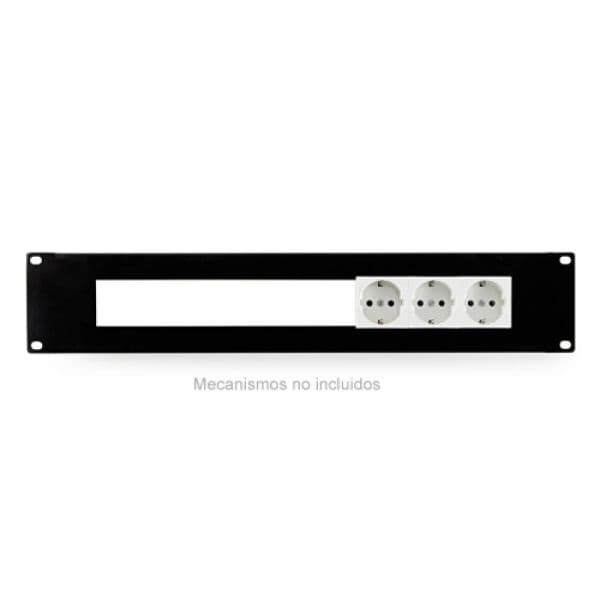 Fonestar Painel Frontal 2 U Orifícios Ventilação Rack 19"