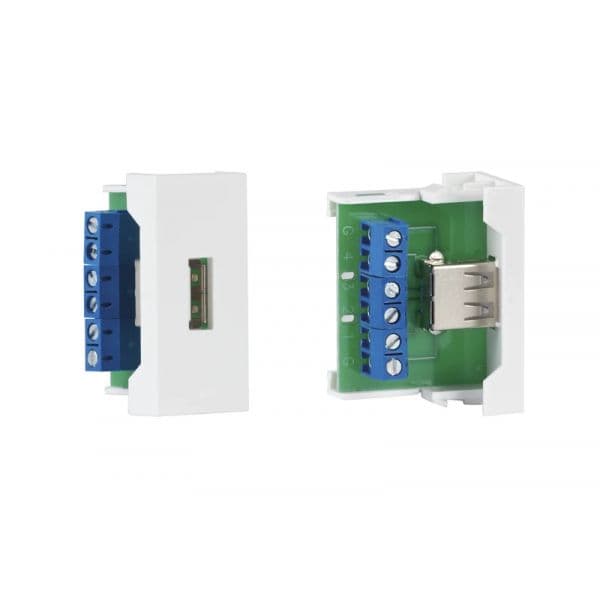 Fonestar Conector USB A Fêmea p/ Painel Ligação ½ - WP-32U
