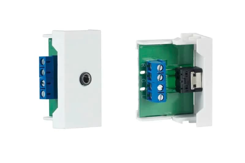 Fonestar Conector Jack 3,5mm F. Stereo p/ Painel Ligação ½ - WP-33J