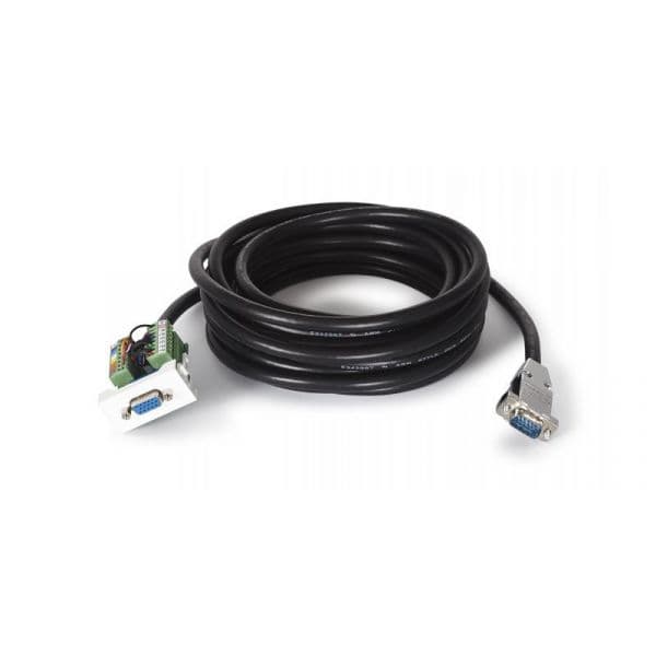FONESTAR WP-51V-5 Painel de Ligação VGA D15 Fêmea com Cabo Pré-instalado 5m