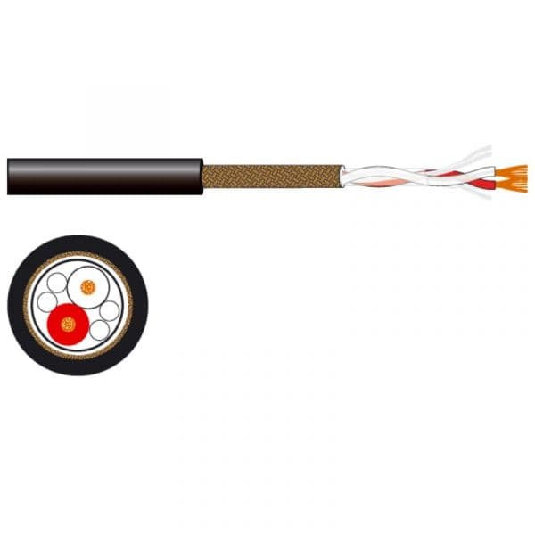 Fonestar Bobine Cabo de Microfone/Linha de 2 Condutores 100m - CA-90-NE