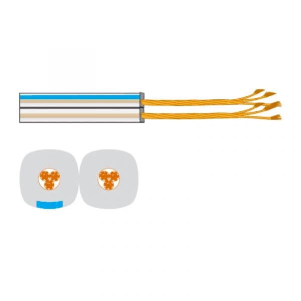 Fonestar Bobine Cabo Colunas de 2 Condutores 91m - CT-20