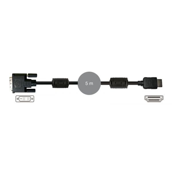 Fonestar Cabo DVI-D 19 Macho - HDMI Macho 5m - 7909-5