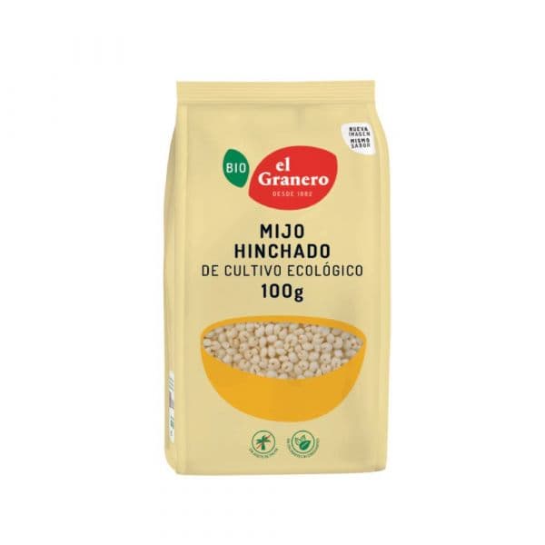 El Granero Integral Milho-miúdo Tufado Bio Millet Puff 100g
