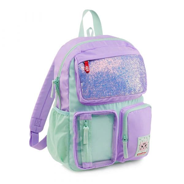 Back2Fun Mochila B2F19368 17L Turquesa e Lilás