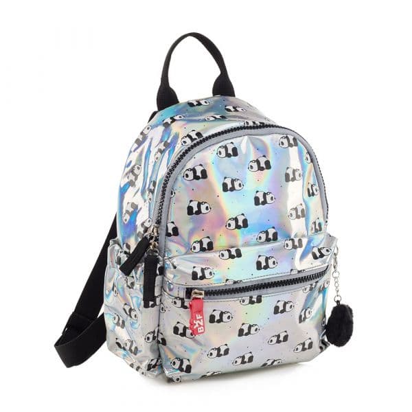 Back2Fun Mochila Mini Panda Holográfica 5L