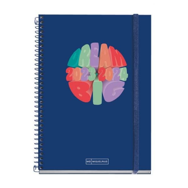 Miquelrius Agenda Escolar 2023-2024 Plus Semanal Dream Castelhano 15x21 3 cm