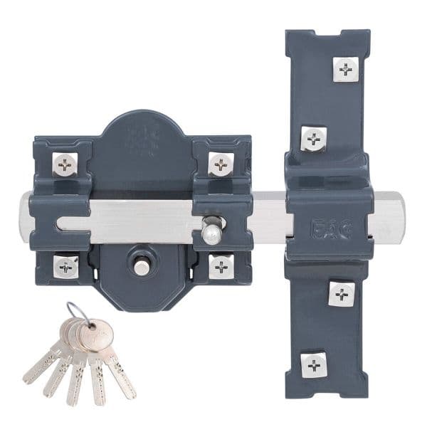 Fac Seguridad Ferrolho de Segurança 301-R/80 Aço Cinzento Escuro 50 mm x 80 mm
