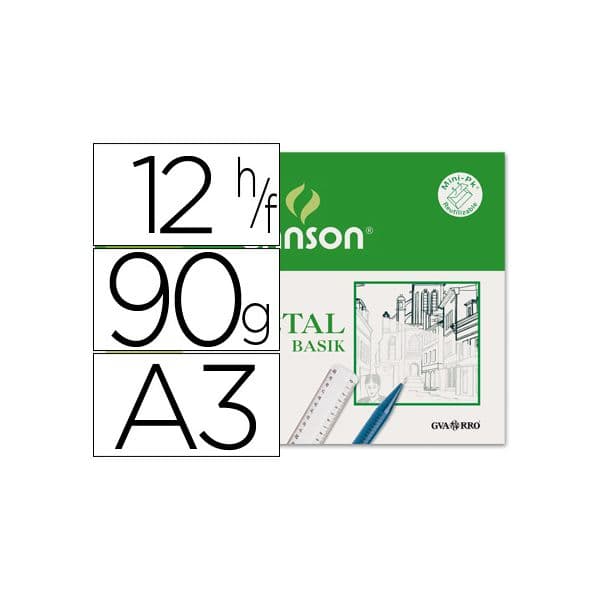 Guarro 12 un. Fls Papel Vegetal Din A3 90g