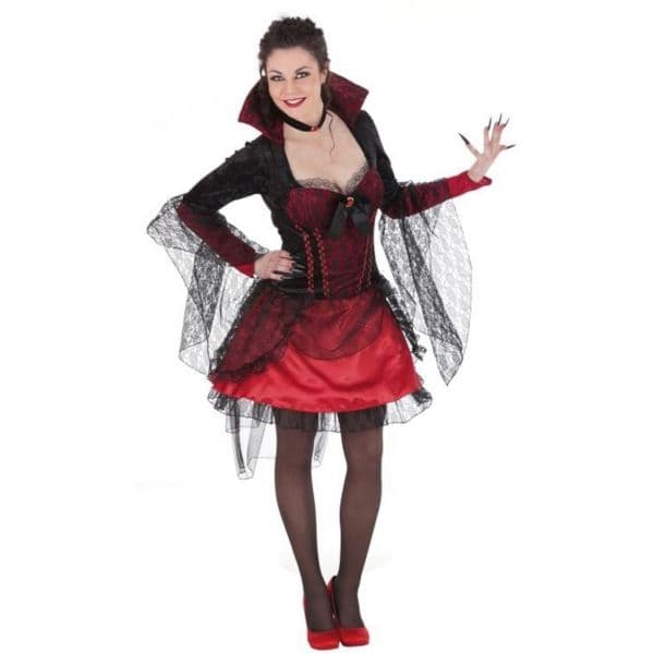 Creaciones Llopis S.L Disfarce de Vampiresa Madame Red Lux - 9322-161