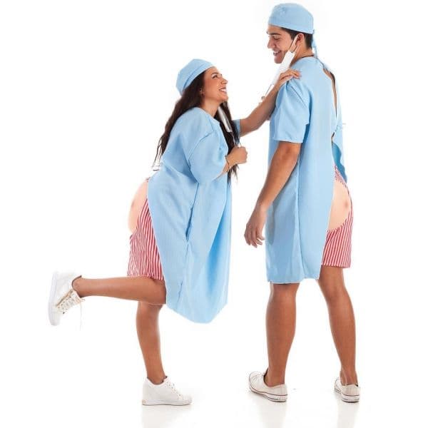 Creaciones Llopis S.L Disfarce de Enfermo Hospital XXL - 4841-AXXL