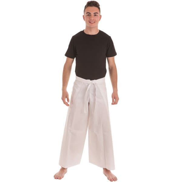 Creaciones Llopis S.l Pantalón Batukada - Camarero Blanco Adulto Tl