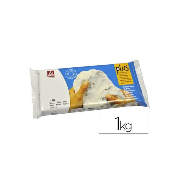 Sio-2 Argila p/ Modelar 1000grs Branco Plus - L74996