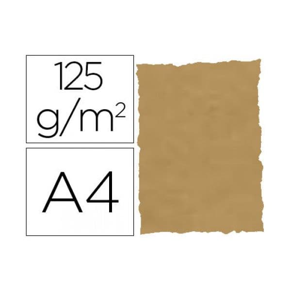 Liderpapel Papel Pergaminho A4 125Gr Pele Elefante Cor Pergaminho 25Fls - L73710