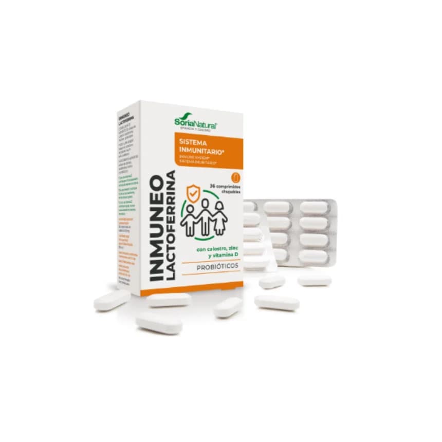 Inmuneo Lactoferrina | 36 comprimidos – Soria Natural
