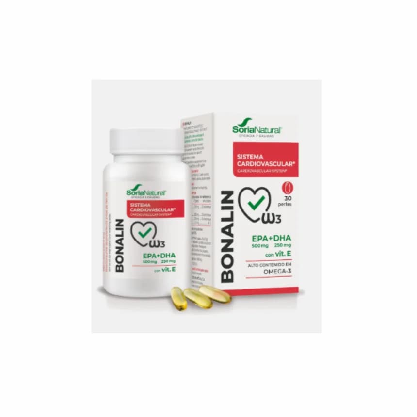 Soria Natural Bonalin EPA+DHA c/ Vit.E 30 Cápsulas