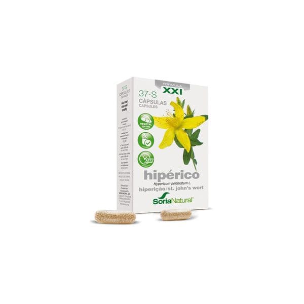 Soria Natural 37-S Hiperico XXI 30 Cápsulas