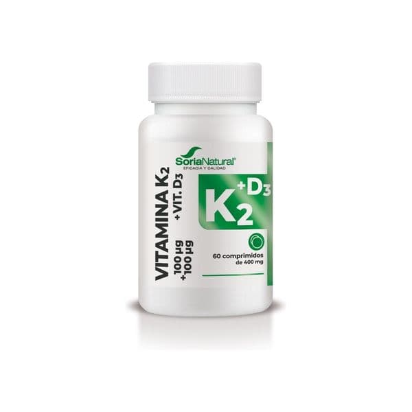 Soria Natural Vitamina K2 + D3 60 Comprimidos