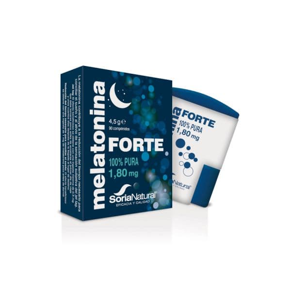 Soria Natural Melatonina Forte 100% Pura 1,80mg 90 Comprimidos