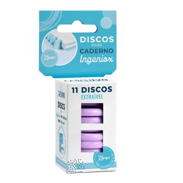 Carchivo Discos para Caderno Ingeniox Roxo 11un.