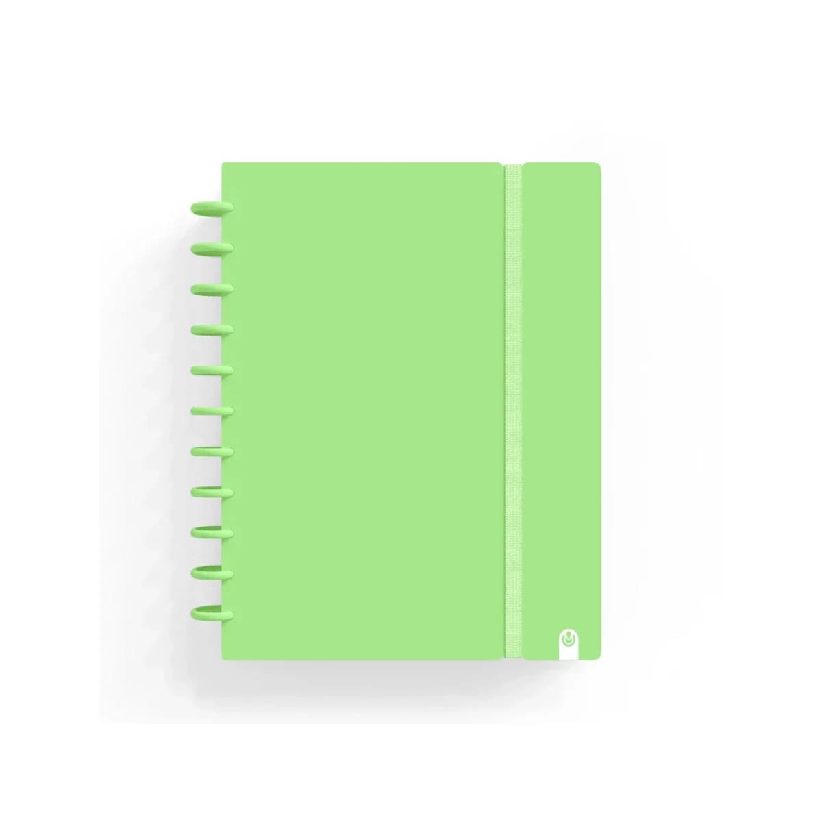 Carchivo Caderno Quadriculado A4 Espiral 80 Folhas Verde Pastel