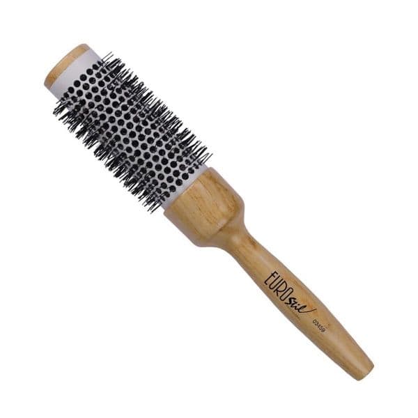 Eurostil Termico Ceramico Escova Mango Madera 38MM