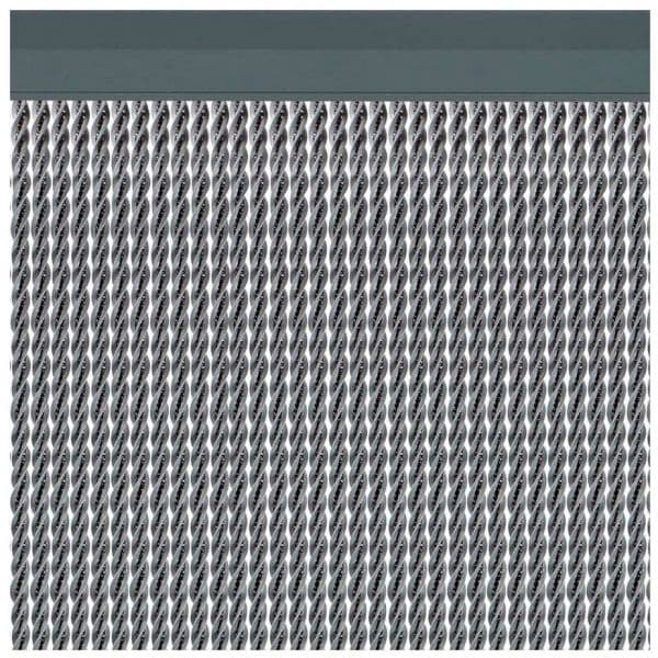 Acudam Cortina Exterior Manacor Portas 90 x 210 cm (prateado) - S7919757