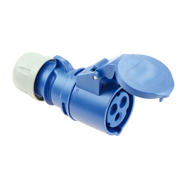 Solera Ficha Cetac 2 p+t Azul 32a (retractilado) 903133a - 46029