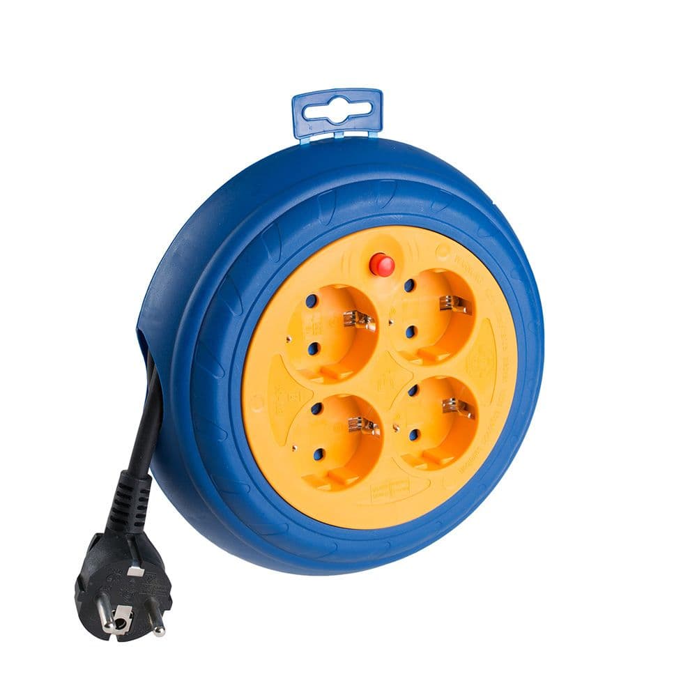 Solera Enrolador de Cabo 4 Tomadas 3m de Cabo 3g1,5 - EDM20051