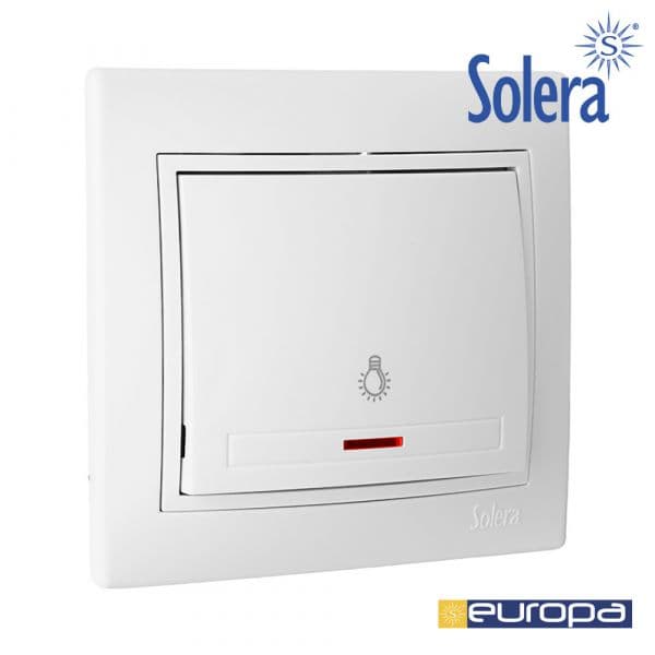 Solera Botão Campainha Luminoso 10a 250v Erp04ilu S.euro. - EDM42910