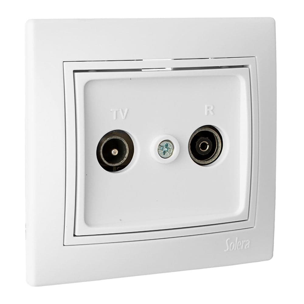 Solera Tomada de Sinal para Tv e Rádio Cor Branco Monoblo - EDM42899