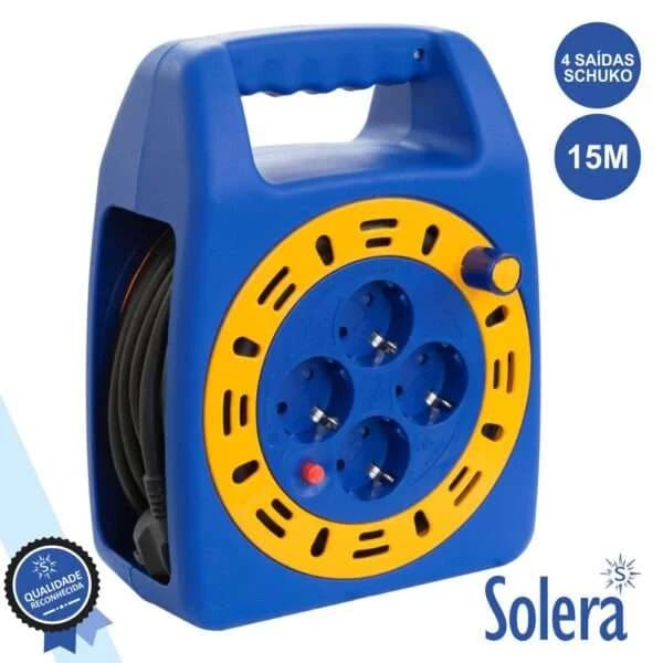 Extensão Tomada Elétrica C/ 4 Saídas 15M SOLERA